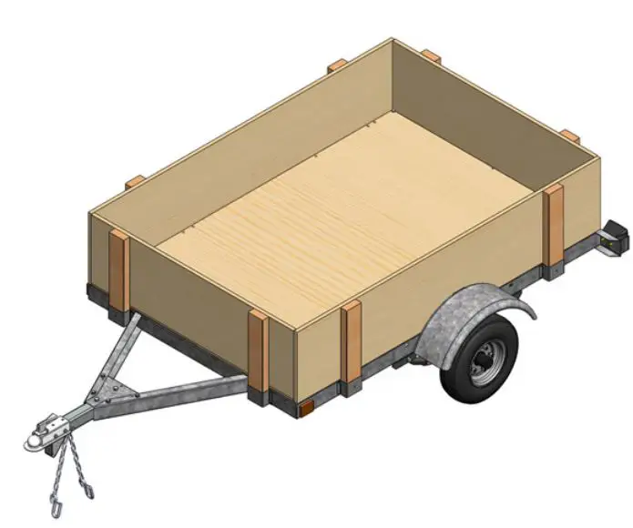Westbrook 4′ x 8′ Galvanized Kit Trailers User Manual - Cut List - Plywood