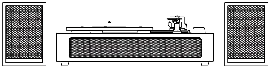TANLANIN-TE-2028WT-Bluetooth-Record-Player-for-Vinyl-with-External-Speaker-fig-1