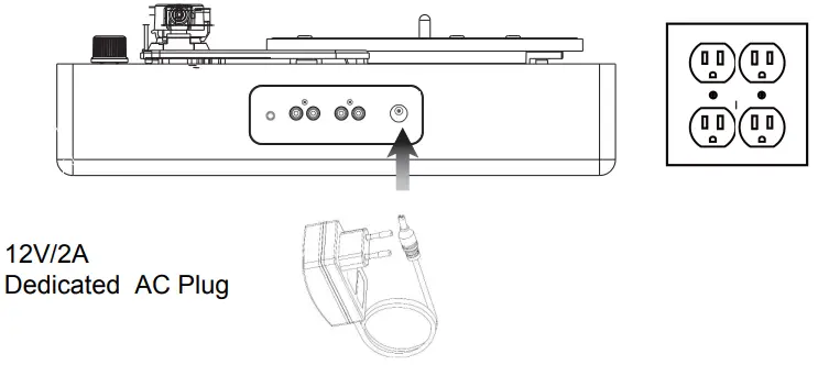 TANLANIN-TE-2028WT-Bluetooth-Record-Player-for-Vinyl-with-External-Speaker-fig-5