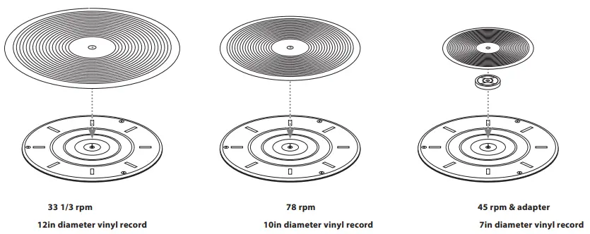 TANLANIN-TE-2028WT-Bluetooth-Record-Player-for-Vinyl-with-External-Speaker-fig-7