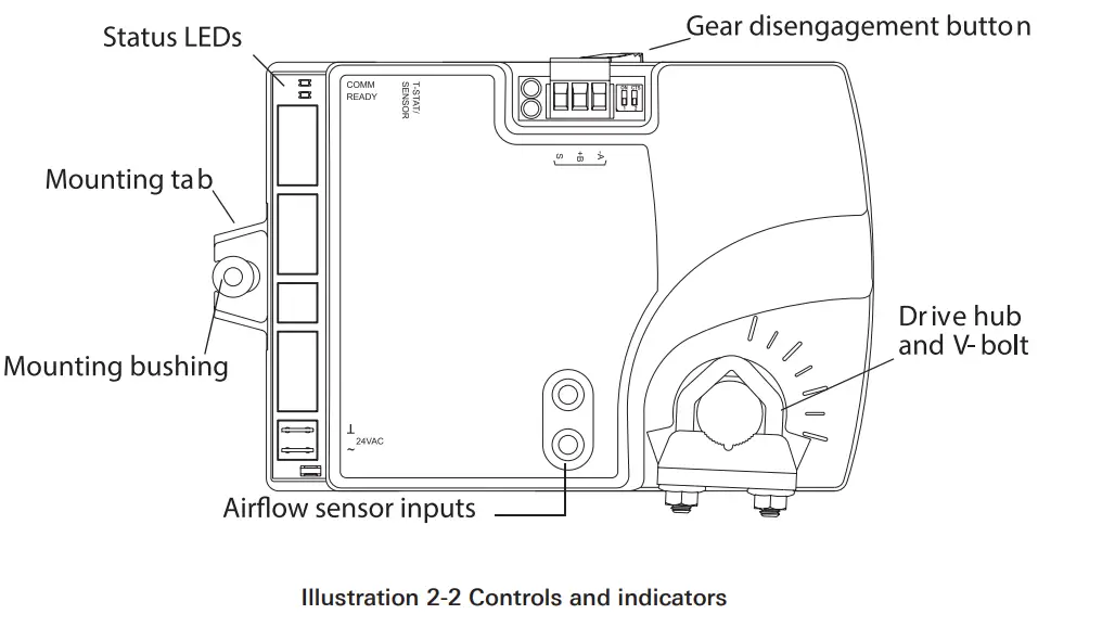 Titus BAC 8007 Alpha Dual Duct VAV Controller -DIMENSIONS 2