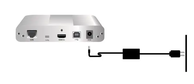icron HDMI + USB 2.0 Extender EL5363 - Power the LEX with the included 5V AC adapter