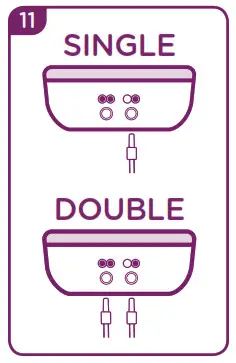 Tommee Tippee Made for Me Double Electric Breast Pump #1162 - Putting your pump together 11