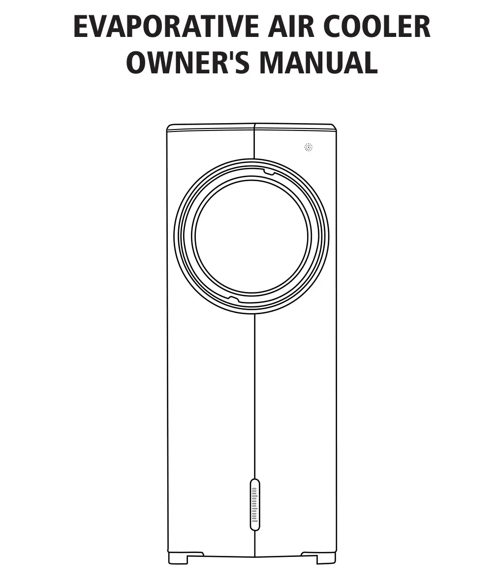 Lifeplus BTL-T05 Portable Evaporative Air Cooler Owner's Manual