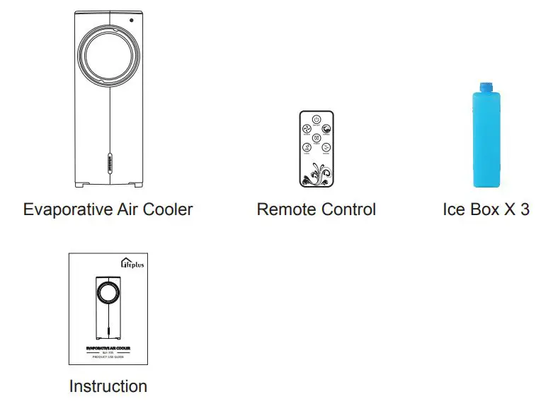 Lifeplus BTL-T05 Portable Evaporative Air Cooler - PARTS & ACCESSORIES