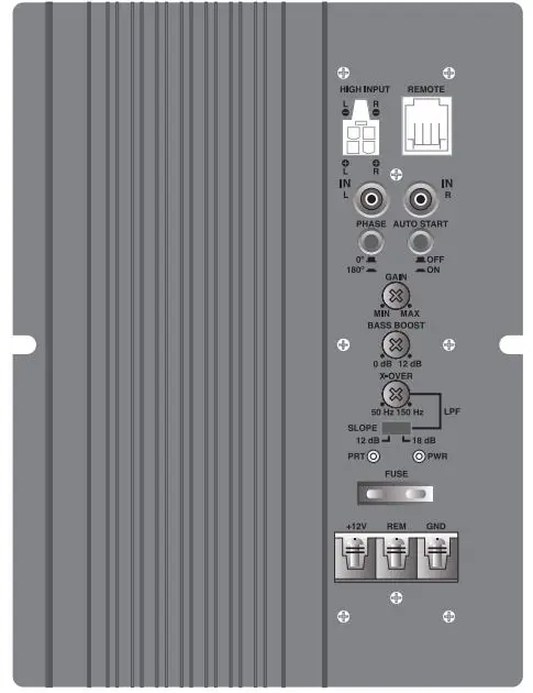BOSS BE8AE 8″ (203mm) Amplified Subwoofer User Manual - Auto Power on with smart sense