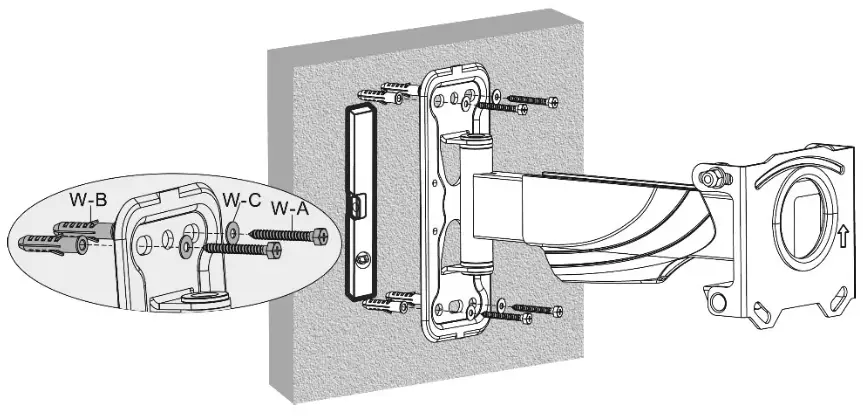 DIGITUS DA-90377 23 inch - 55 inch Universal Full Motion TV Wall Mount Bracket - Mounting Instructions 7