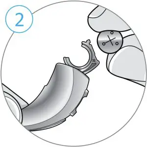 Inserting or replacing the battery