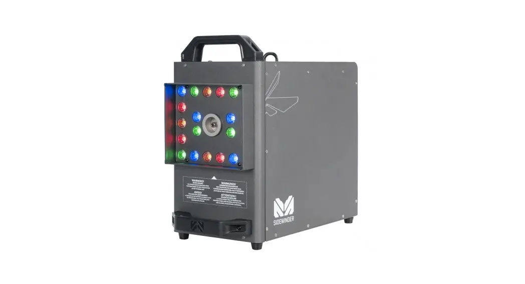 Magmatic Rss160 Sidewinder High Velocity Co2 Simulator Fog Machine With Led Lights User Manual