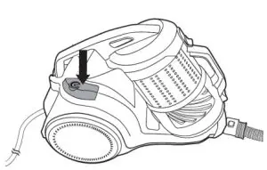 Russell Hobbs RHCV4101 TITAN 2 Vacuum Cleaner - CORD REWIND