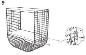 IKEA SVENSHULT Wall Shelf with Storage-9