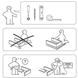IKEA SVENSHULT Wall Shelf with Storage-tools