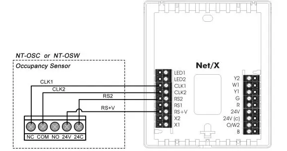 Network Thermostat NT-OSC HVAC Occupancy Sensor fig2