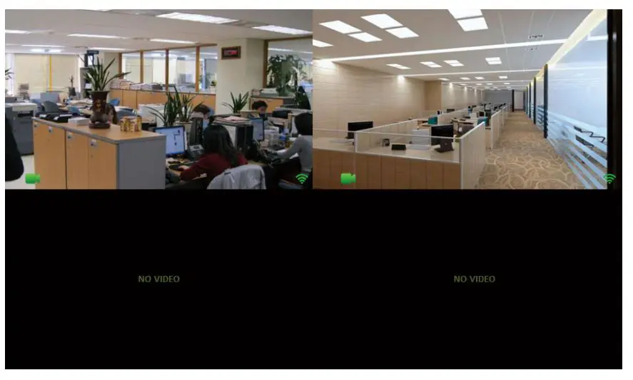 HEROSPEED 2724375619374.0 WiFi NVR CCTV DVR with Built In Router and 4 HD Wireless IP Security Camera System - Live View