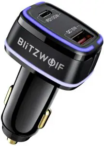 BliTZWOlF BW-SD8 100W PD3.0 Car Charger