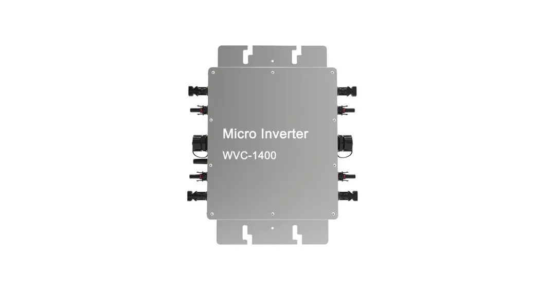 Wvc-1400 Mppt Solar Grid Tie Micro Inverter User Manual Wvc-1400 Mppt Solar Grid Tie Micro Inverter User Manual