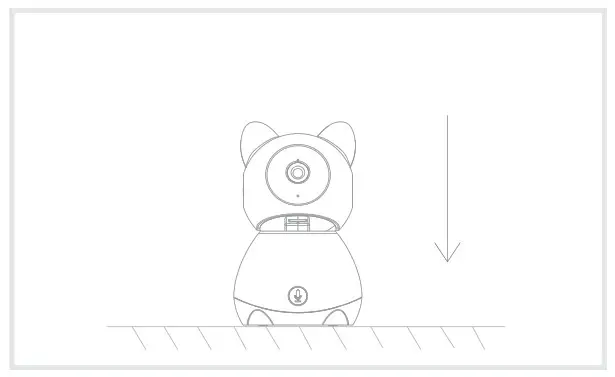 MEARI Speed 9S Home Security Camera For Baby Monitor- Put the camera