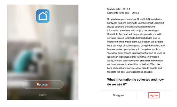 MEARI Speed 9S Home Security Camera For Baby Monitor- Registation process