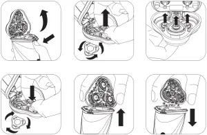 LOBINH PA188 Electric Shaver for Men - FIG 1