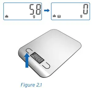 ETEKCITY ENS-C551S-SUS Choice Smart Nutrition Scale - Scale Operation