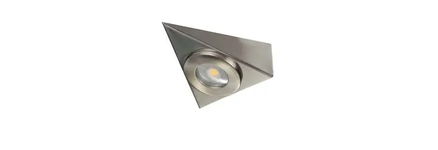 Robus Rya2p530-13 Brushed Chrome Triangular Surface Mounted Mains Voltage Led Cabinet Light Instructions Robus Rya2p530-13 Brushed Chrome Triangular Surface Mounted Mains Voltage Led Cabinet Light Instructions