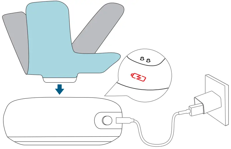 T8340 Eufycare Baby Smart Sock Kit - Charge