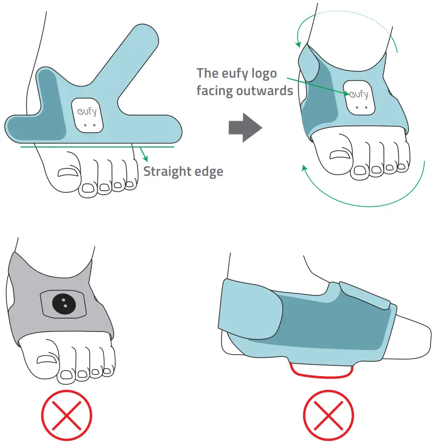 T8340 Eufycare Baby Smart Sock Kit - SOCK FOR BABY