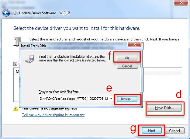 Install Windows driver 07
