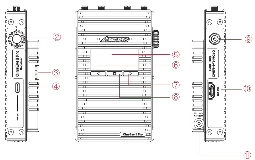 ACCSOON CineEye II Pro Wireless Video Transmitter and Receiver Set fig 5