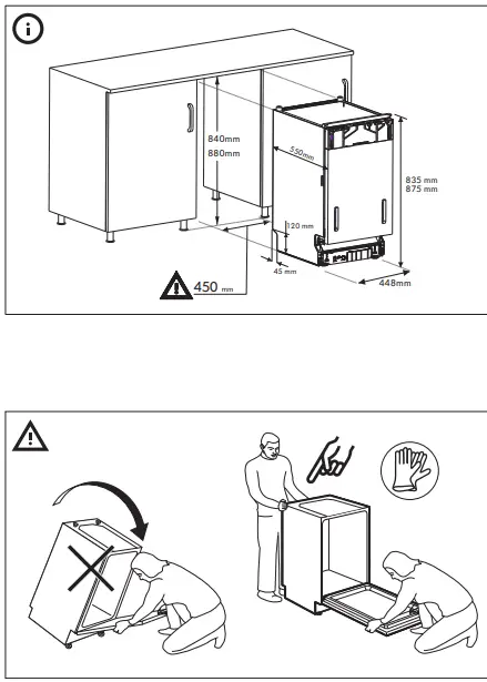 IKEA 104.754.27 LAGAN Integrated Dishwasher fig23