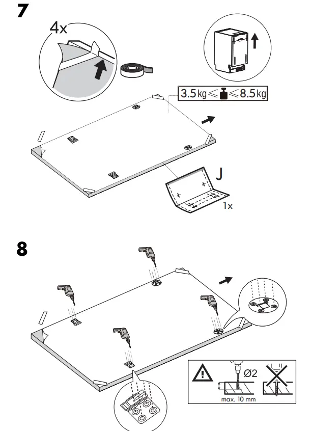 IKEA 104.754.27 LAGAN Integrated Dishwasher fig2379