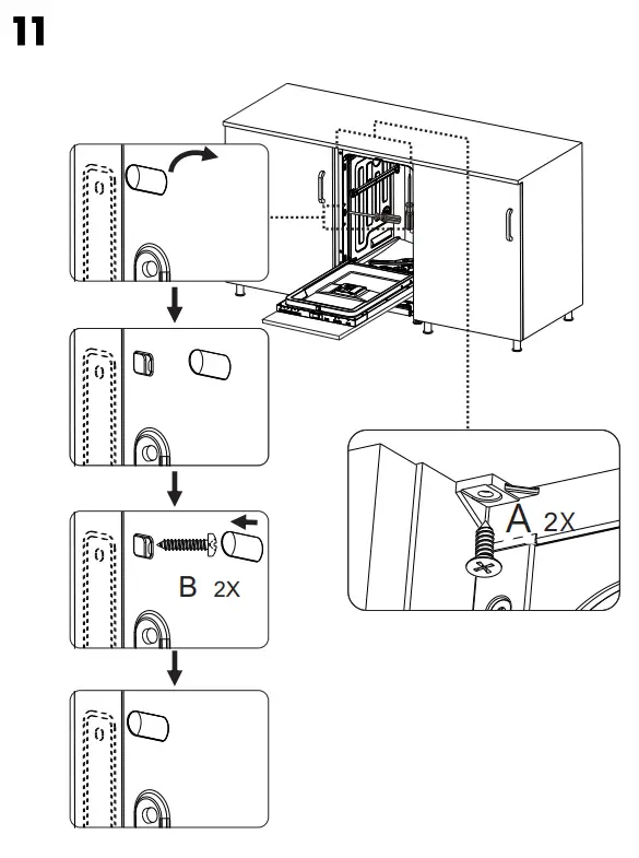IKEA 104.754.27 LAGAN Integrated Dishwasher fig2383