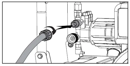 Connect the High Pressure Hose