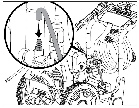 detergent barb on the pump