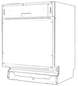 eurotech ED-ID14P 60cm Integrated Dishwasher - ed