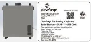 glowforge GF ASM 00368 Air Filter Plus and Pro - figuire 1