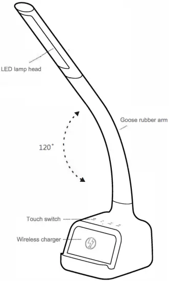 Shenzhen Feihe Electronics X12S LED Desk Lamp