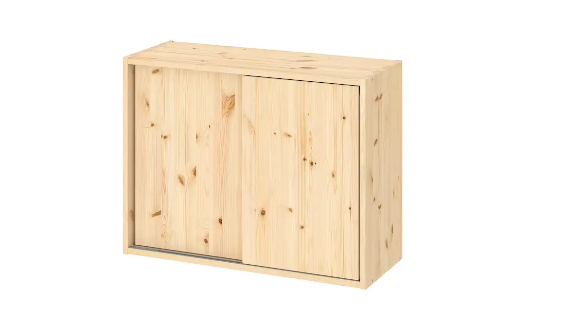 Ikea 004.943.94 Ivar Cabinet With Sliding Doors Pine Instruction Manual