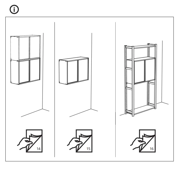 IKEA 004.943.94 IVAR Cabinet With Sliding Doors Pine fig11