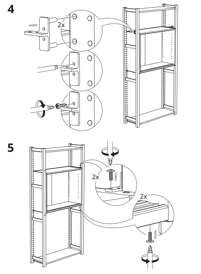 IKEA 004.943.94 IVAR Cabinet With Sliding Doors Pine fig17