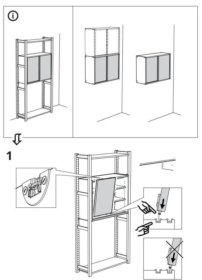 IKEA 004.943.94 IVAR Cabinet With Sliding Doors Pine fig20