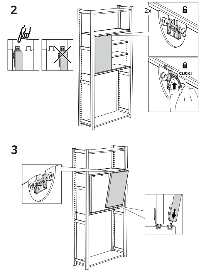 IKEA 004.943.94 IVAR Cabinet With Sliding Doors Pine fig21
