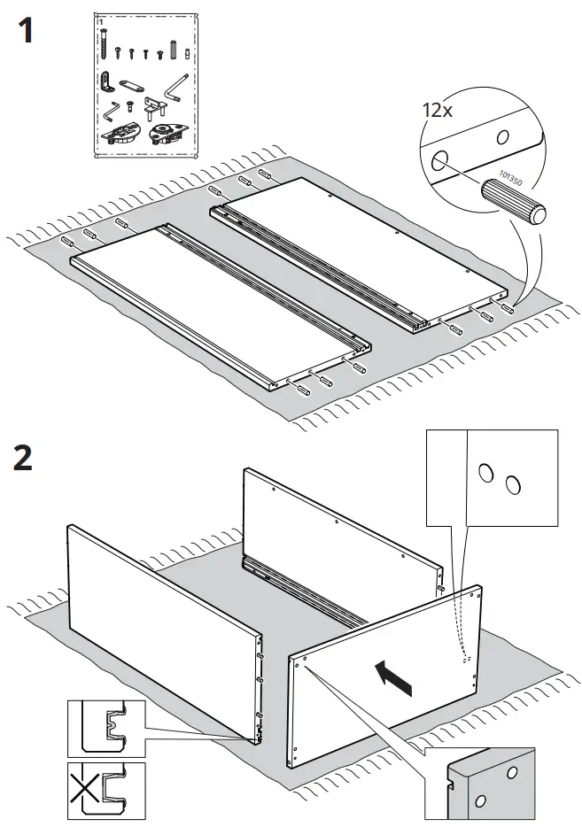 IKEA 004.943.94 IVAR Cabinet With Sliding Doors Pine fig4