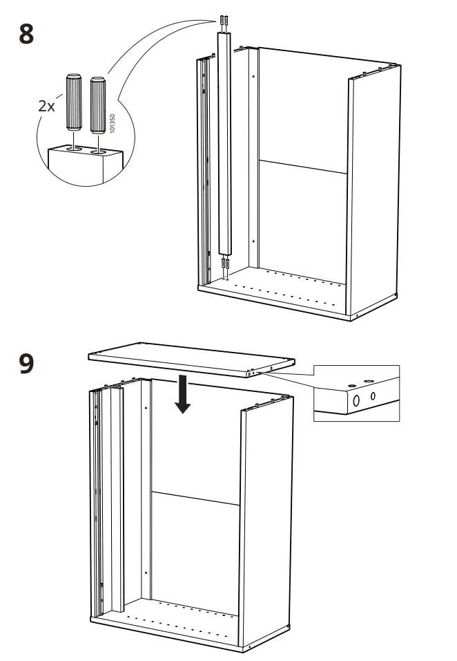 IKEA 004.943.94 IVAR Cabinet With Sliding Doors Pine fig8
