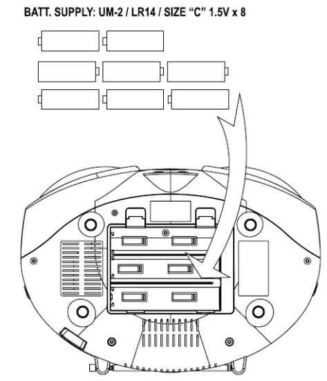 Hamilton Buhl Kids CD30 Sing-A-Long CD Player User Fig002