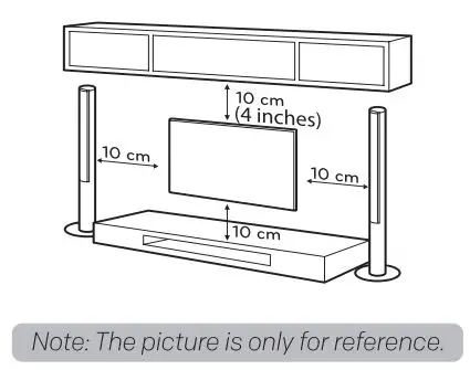 coocaa 70S5G 50 Inch LED TV User Guide - Mounting on a Wall