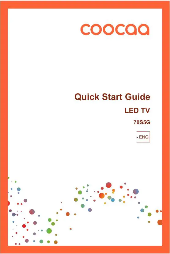 coocaa 70S5G 50 Inch LED TV User Guide