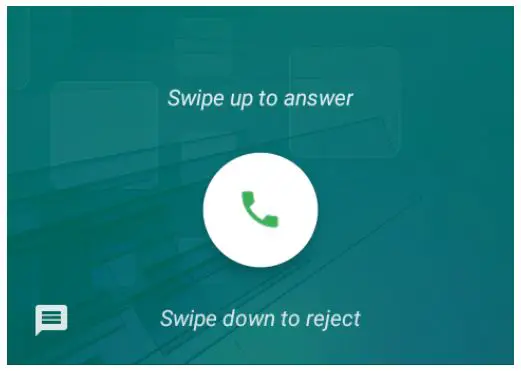 FIG 9 ANSWERING AND REJECTING CALLS