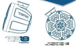 DS18 2-Way Wakeboard Pod Tower Speakers with Integrated RGB Lights