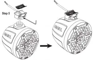FIG 8 BEGINNING MOUNTING (MAST CLAMP INSTALL)
